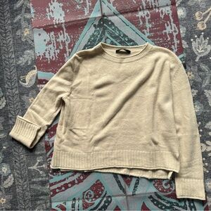Jenni Kayne Everyday Sweater Size Small Oatmeal Beige GUC